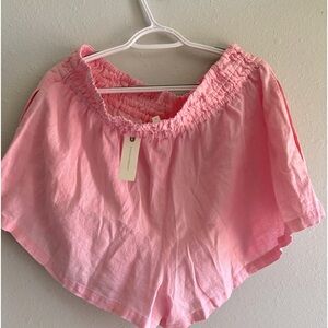 Anthropologie Linen Shorts